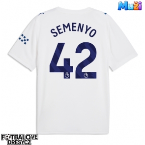 Manchester City Antoine Semenyo #42 Alternativní Dres 2026-27 Krátký Rukáv